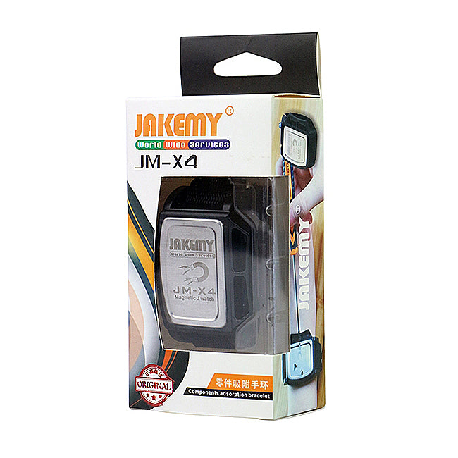 Jakemy JM-X4 Magnetisches Armband | Schwarz | Werkstatt Werkzeug