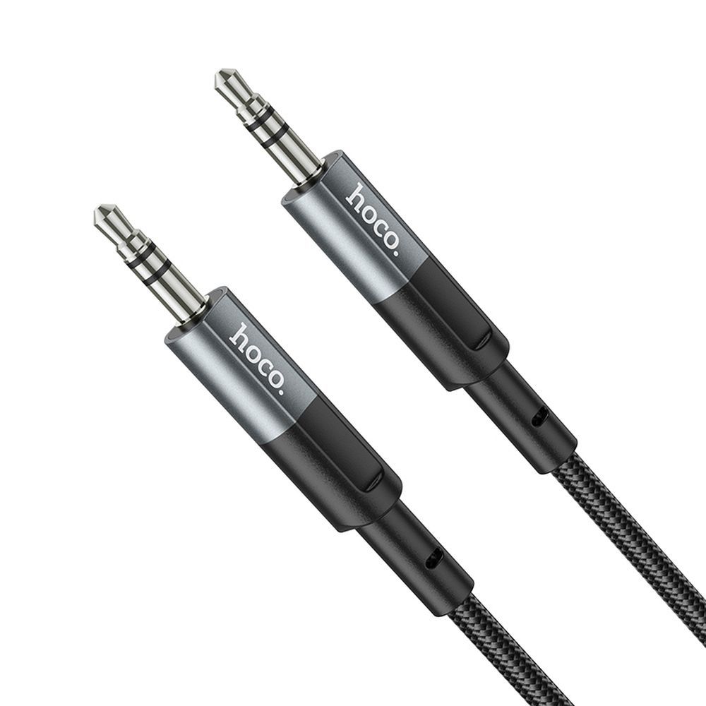 Cablu Audio 3.5mm - 3.5mm HOCO UPA23, 1m, Gri