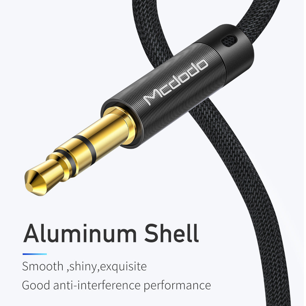 Cablu Audio 3.5mm - 3.5mm McDodo CA-6640, 1.2m, Negru