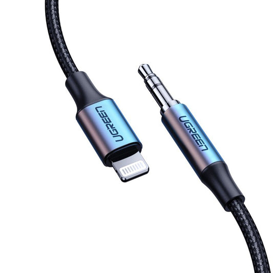 Cablu Audio Lightning - 3.5mm UGREEN US315 (70509), 1m, Negru