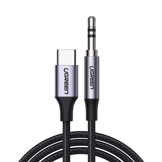 Cablu Audio USB-C - 3.5mm UGREEN AV143, 1m, Gri