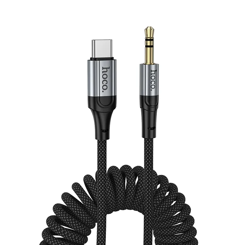Cablu Audio USB-C - 3.5mm HOCO UPA33B, 1.5m, Negru