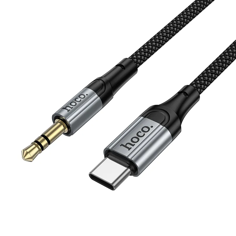 Cablu Audio USB-C - 3.5mm HOCO UPA33B, 1.5m, Negru