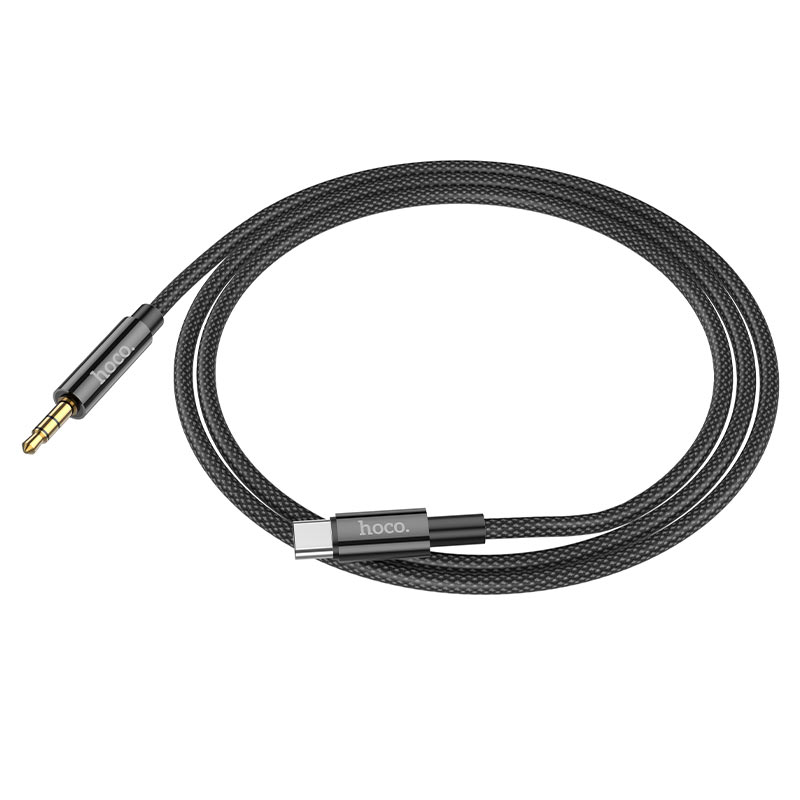 Cablu Audio USB-C - 3.5mm HOCO UPA19, 1m, Negru