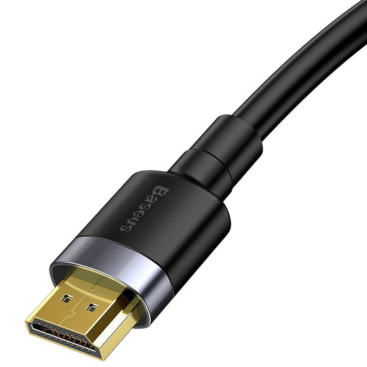 Cablu Video Baseus Cafule, HDMI - HDMI, 4K, 1m, Negru CADKLF-E01