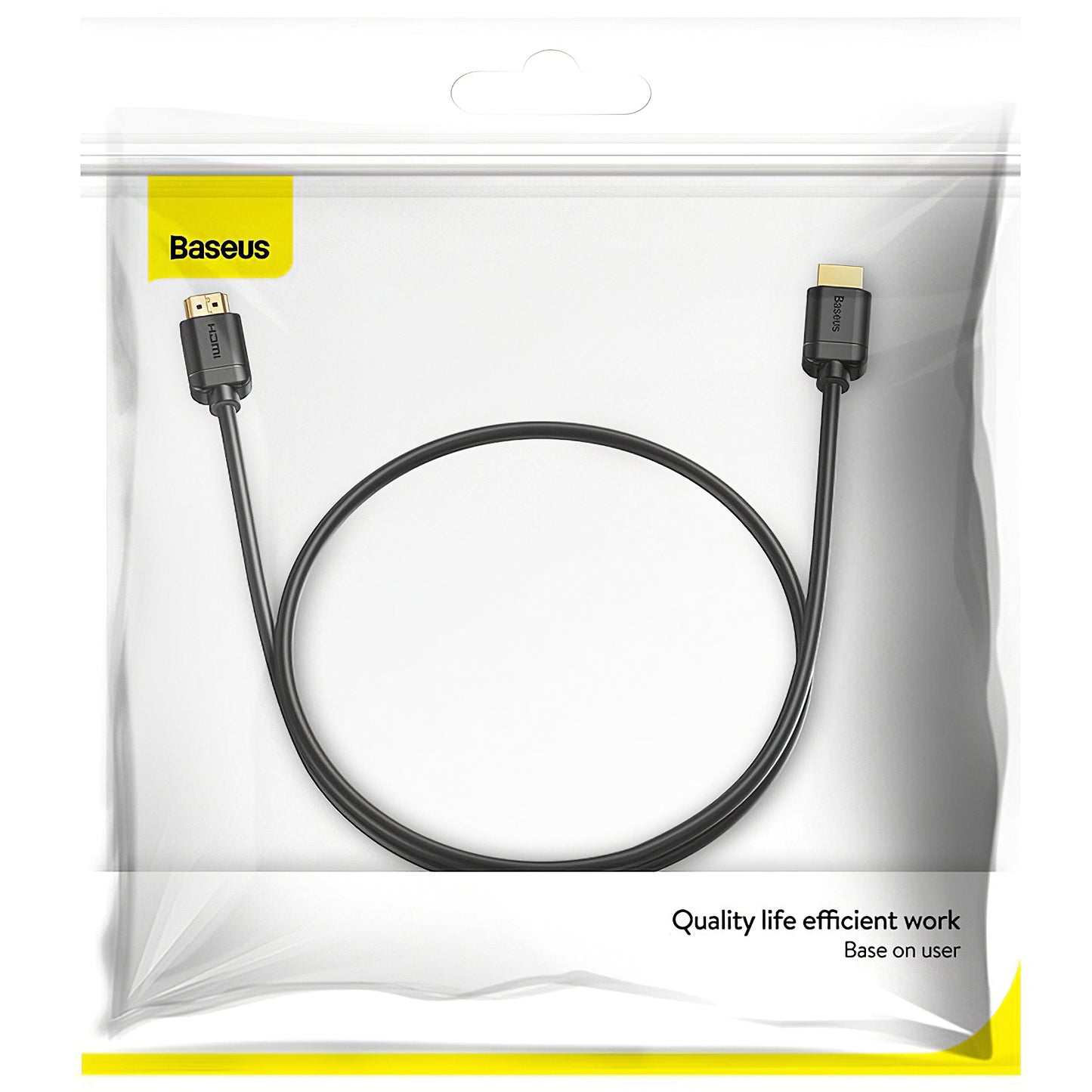 Cablu Video Baseus, HDMI - HDMI, 4K, 2m, Negru CAKGQ-B01
