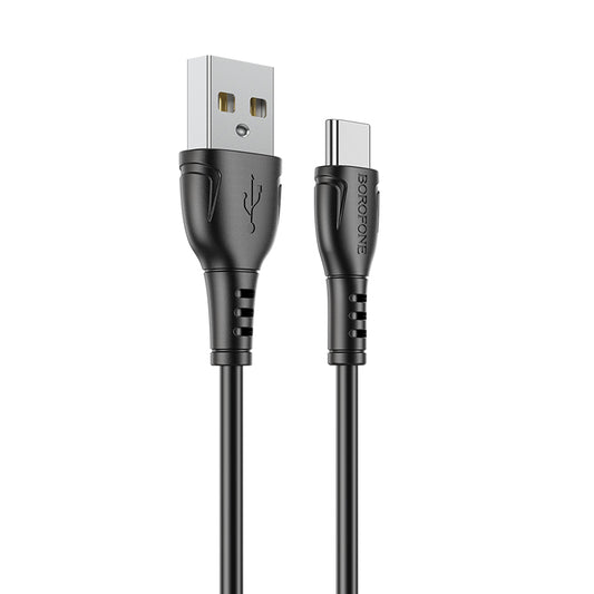 Cablu Date si Incarcare USB-A - USB-C Borofone BX51 Triumph MP, 18W, 1m, Negru