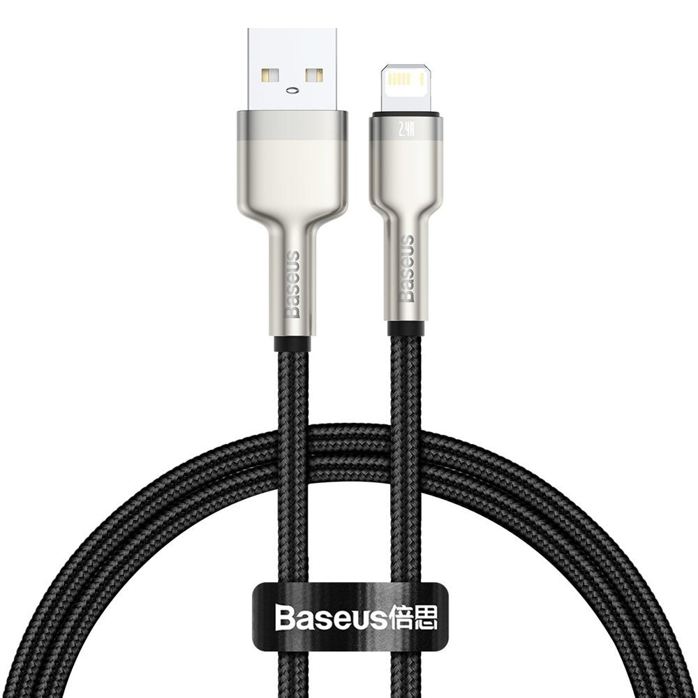 Baseus Cafule Metal USB-A auf Lightning Kabel 18W 0.25m | Schwarz