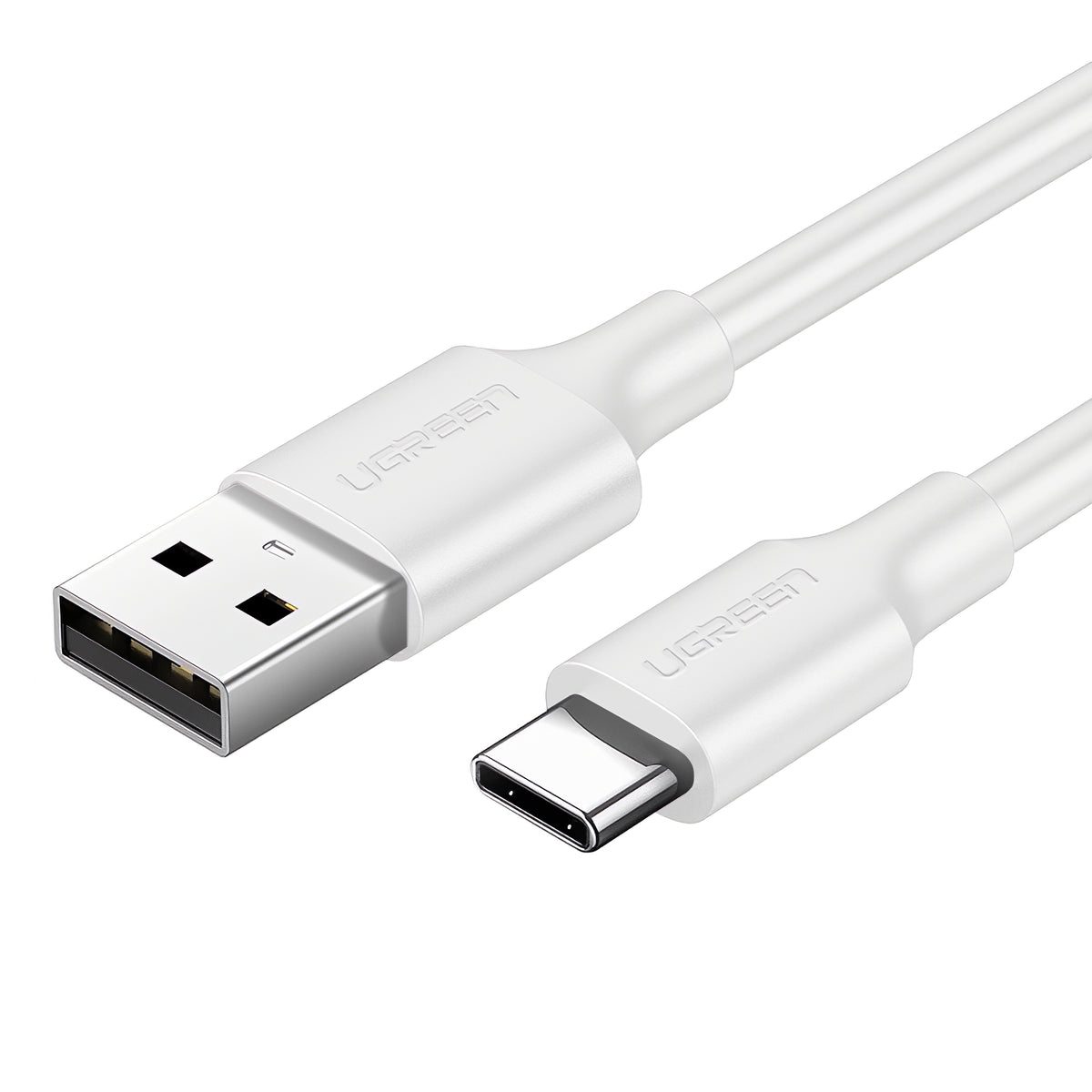 Cablu Date si Incarcare USB-A - USB-C UGREEN US287, 18W, 1.5m, Alb