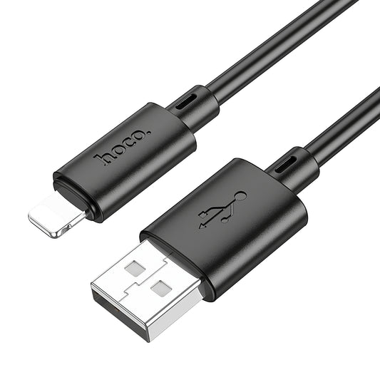 Cablu Date si Incarcare USB-A - Lightning HOCO X88, 18W, 1m, Negru