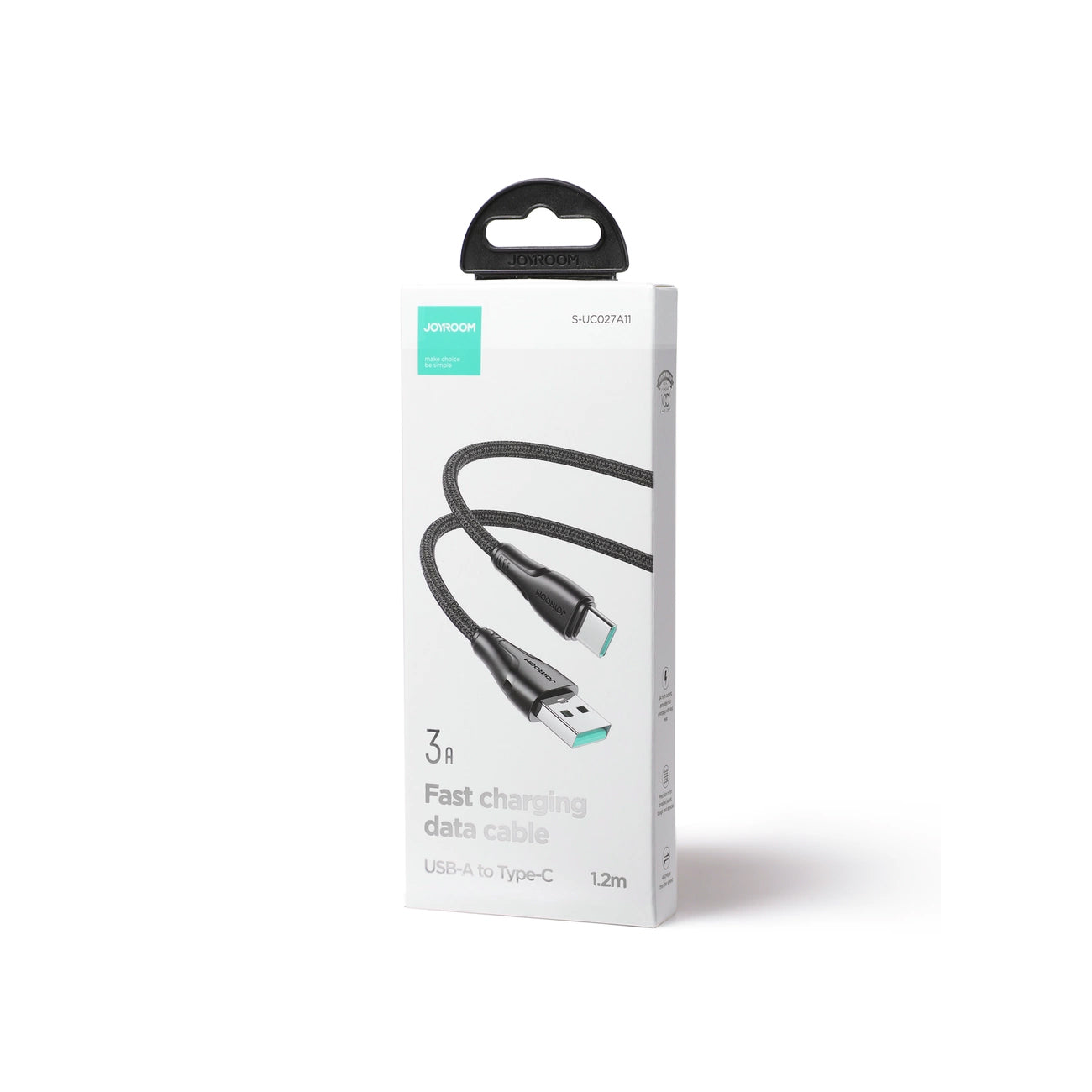 Cablu Date si Incarcare USB-A - USB-C Joyroom S-A11, 18W, 1.2m, Negru