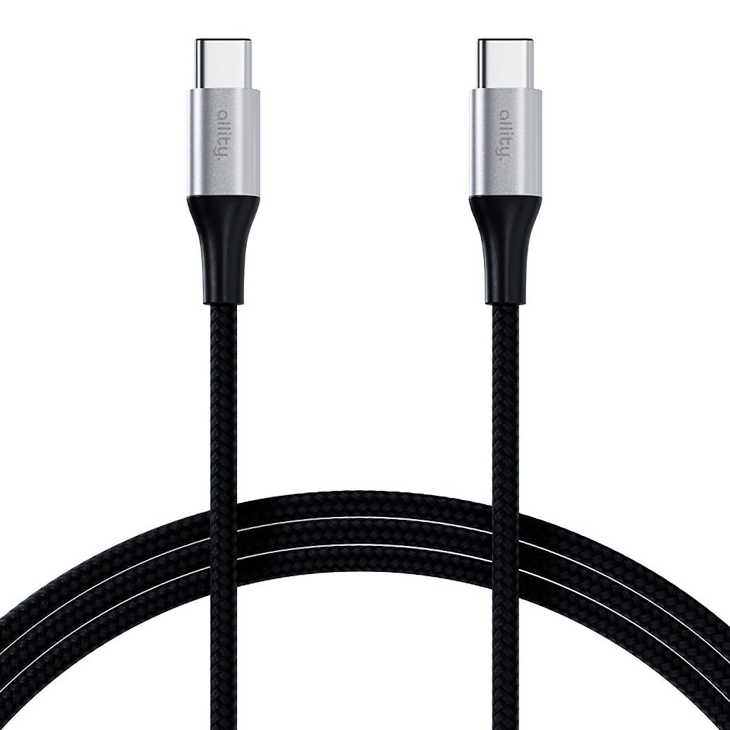 Cablu Date si Incarcare USB-C - USB-C Allity. AUC-01, 100W, 2m, Negru