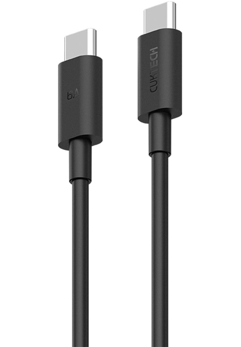 Cablu Date si Incarcare USB-C - USB-C Cuktech, 240W, 1.5m, Negru CKCTC615NCBK