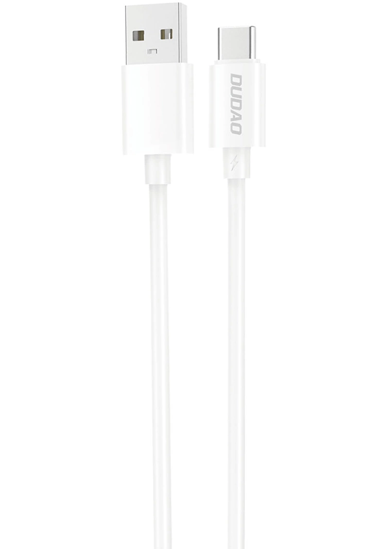 Cablu Date si Incarcare USB-A - USB-C Dudao L4ST, 100W, 1m, Alb