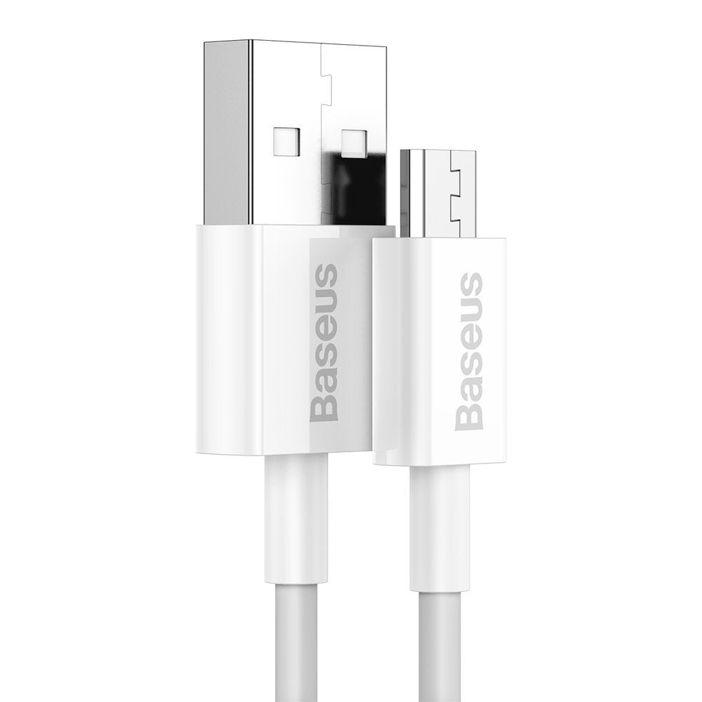 Baseus Superior Series USB-A auf microUSB Kabel 18W 1m | Weiß