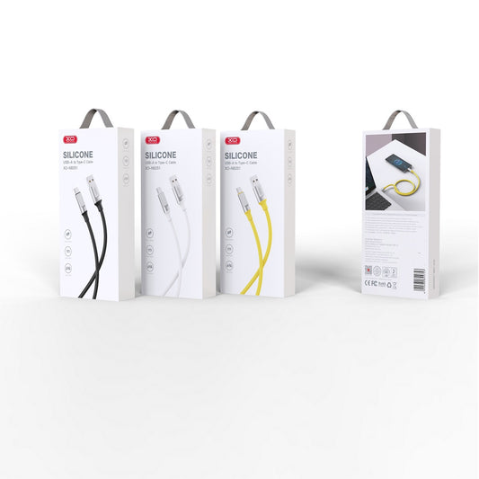 Cablu Date si Incarcare USB-A - USB-C XO Design NB251, 18W, 1m, Negru