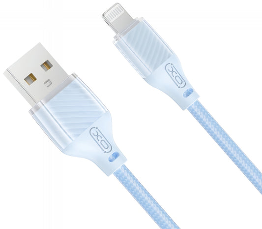 Cablu Date si Incarcare USB-A - Lightning XO Design NB291, 18W, 1m, Albastru