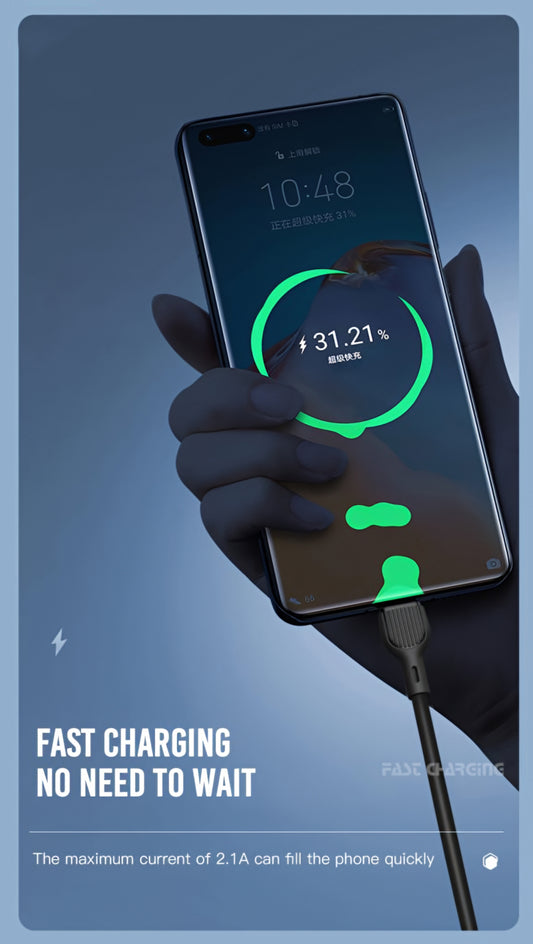 Cablu Date si Incarcare USB-A - USB-C XO Design NB200, 10W, 1m, Negru