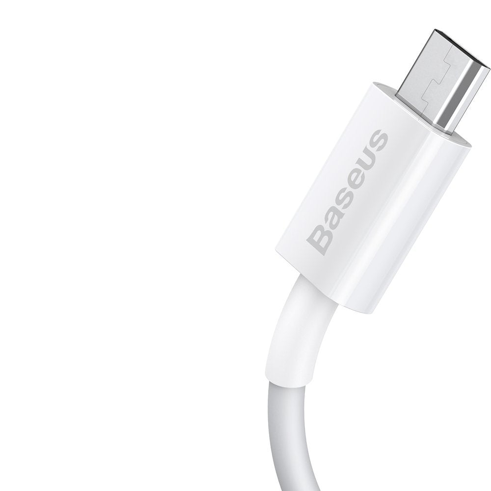 Baseus Superior Series USB-A auf microUSB Kabel 18W 1m | Weiß