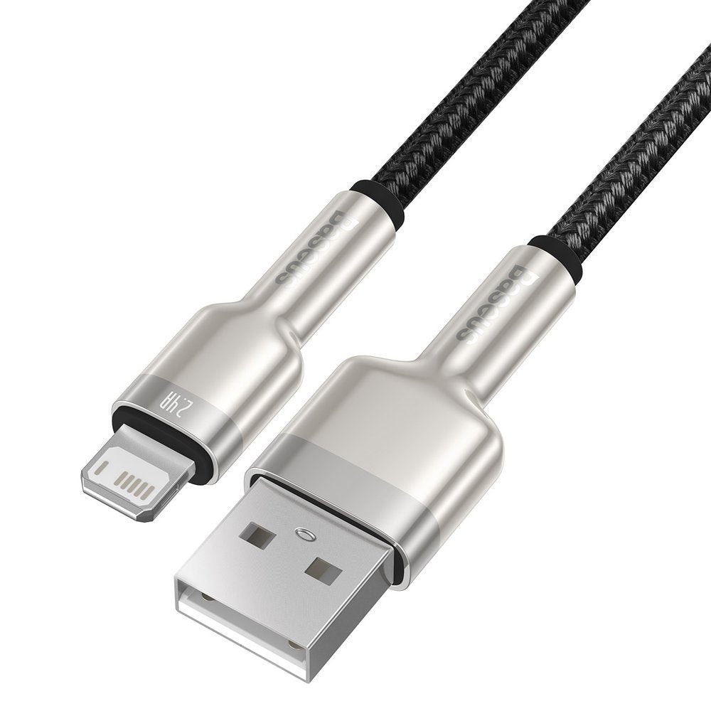 Baseus Cafule Metal USB-A auf Lightning Kabel 18W 0.25m | Schwarz