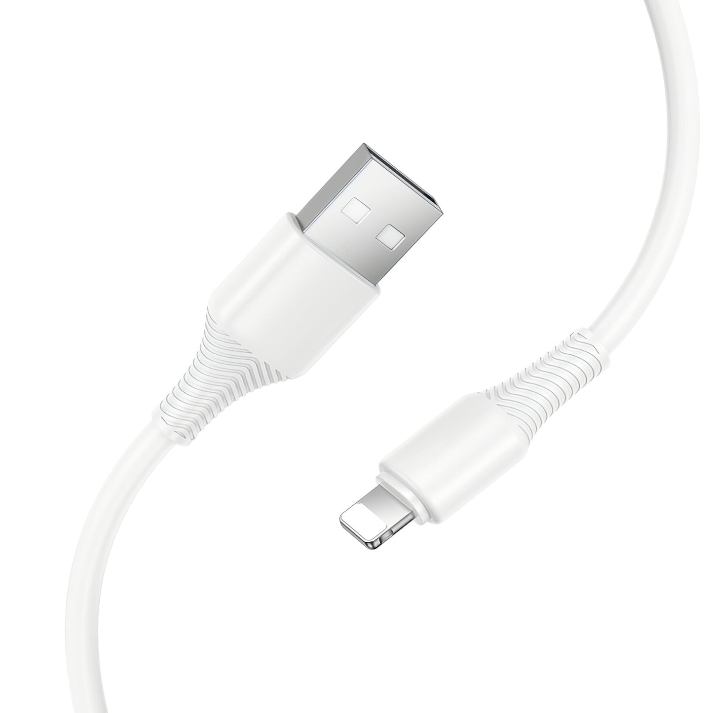 Cablu Date si Incarcare USB-A - Lightning HOCO X120, 18W, 1m, Alb