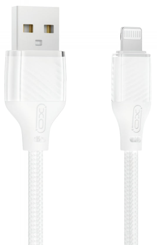 Cablu Date si Incarcare USB-A - Lightning XO Design NB291, 18W, 1m, Alb