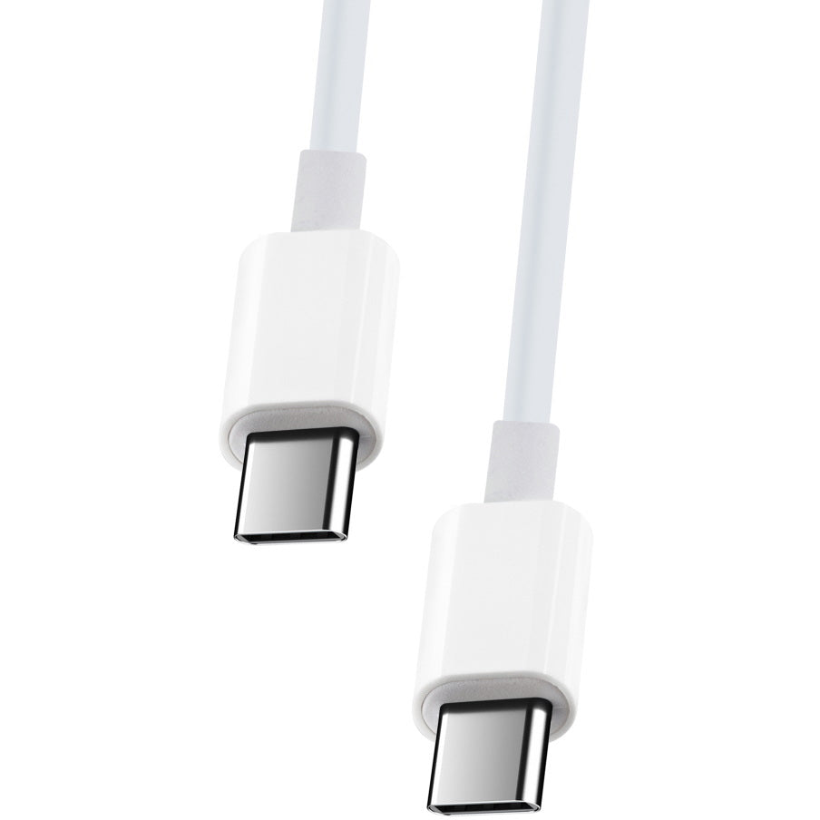 Cablu Date si Incarcare USB-C - USB-C MaXlife MXUC-05, 100W, 1m, Alb