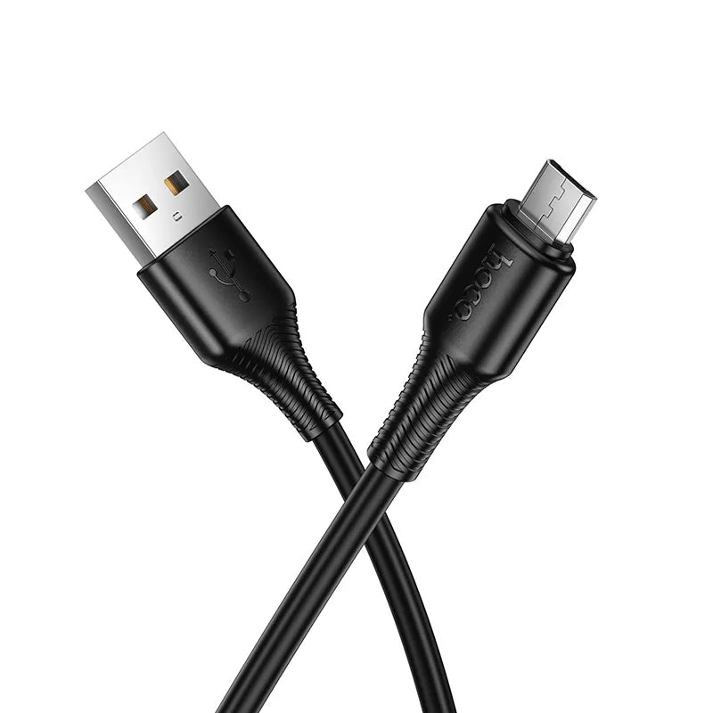 Cablu Date si Incarcare USB-A - microUSB HOCO X120, 18W, 1m, Negru