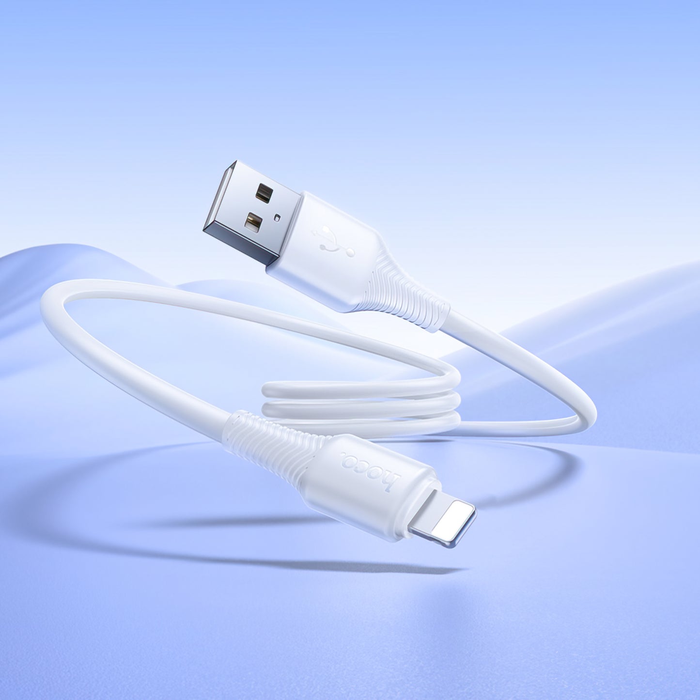 Cablu Date si Incarcare USB-A - Lightning HOCO X120, 18W, 1m, Alb
