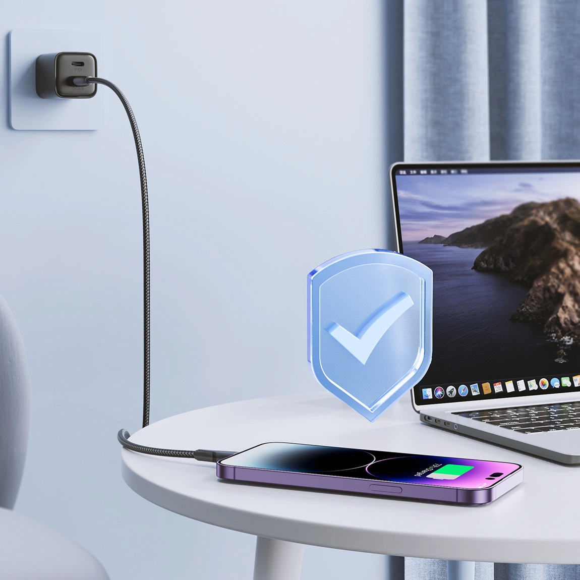 Cablu Date si Incarcare USB-A - Lightning Joyroom S-A11, 18W, 1.2m, Negru