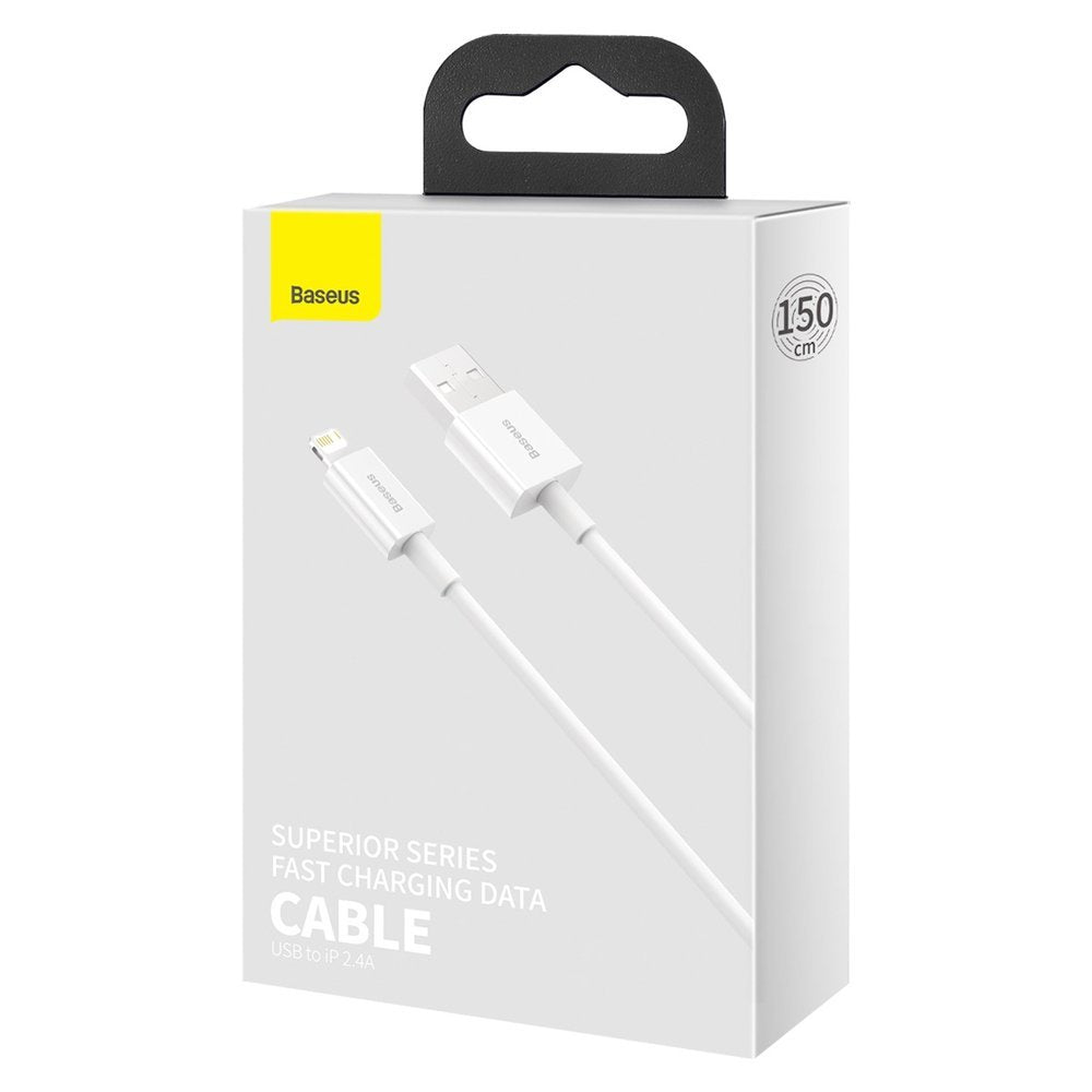 Baseus Superior Series USB-A auf Lightning Kabel 20W 1.5m | Weiß