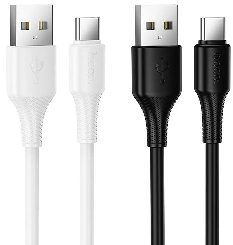 Cablu Date si Incarcare USB-A - USB-C HOCO X120, 60W, 1m, Alb