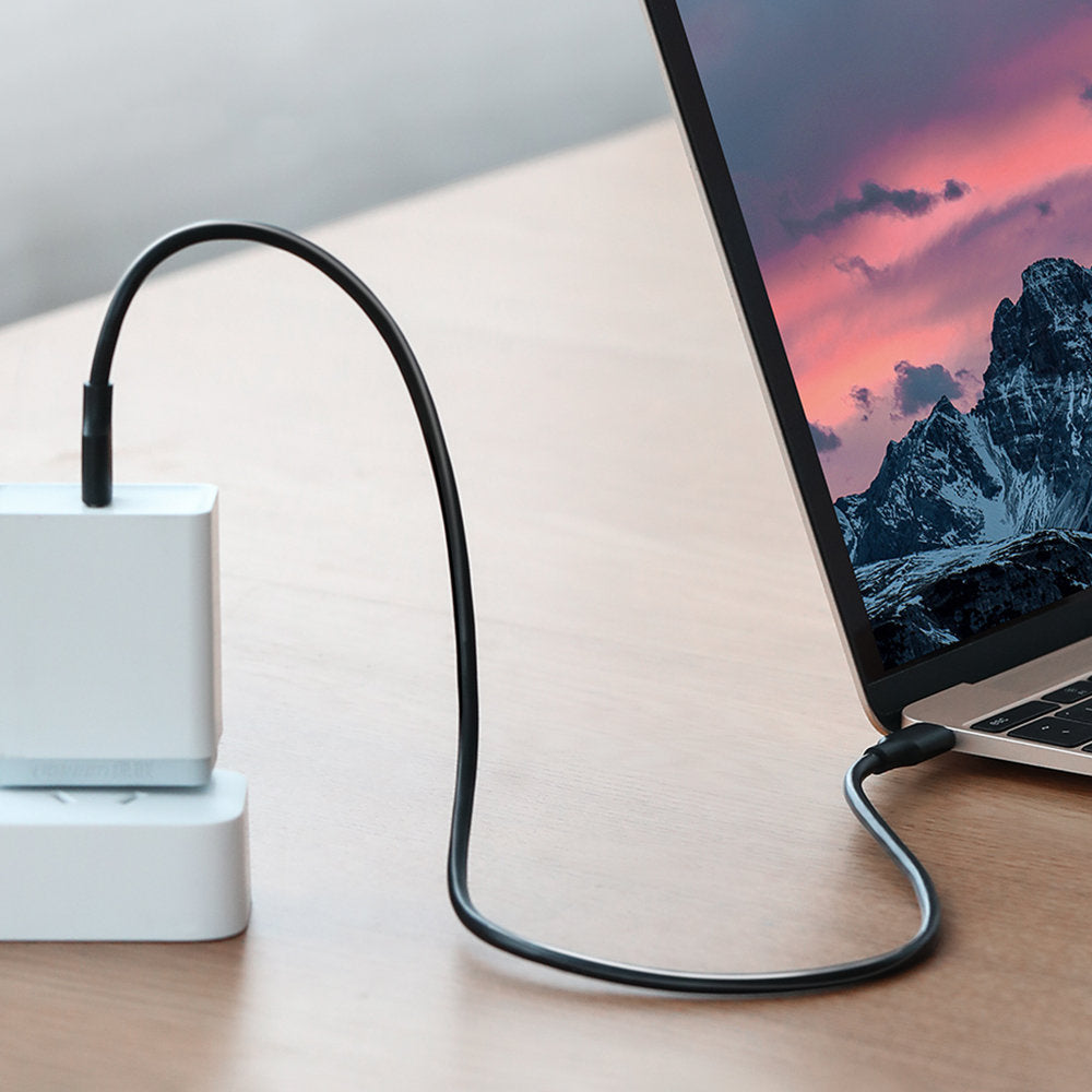 Cablu Date si Incarcare USB-C - USB-C UGREEN US286, 60W, 1.5m, Negru