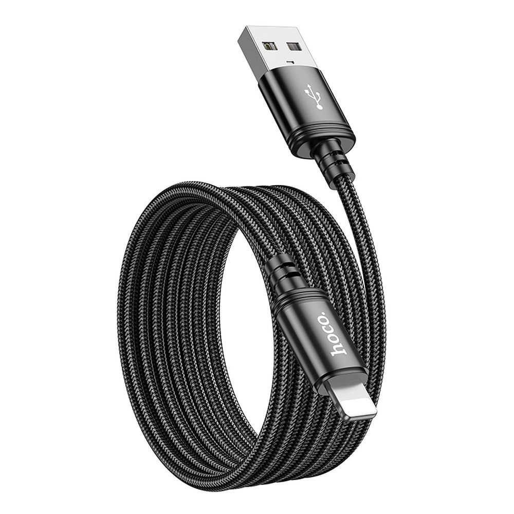 Cablu Date si Incarcare USB-A - Lightning HOCO X89, 18W, 2m, Negru
