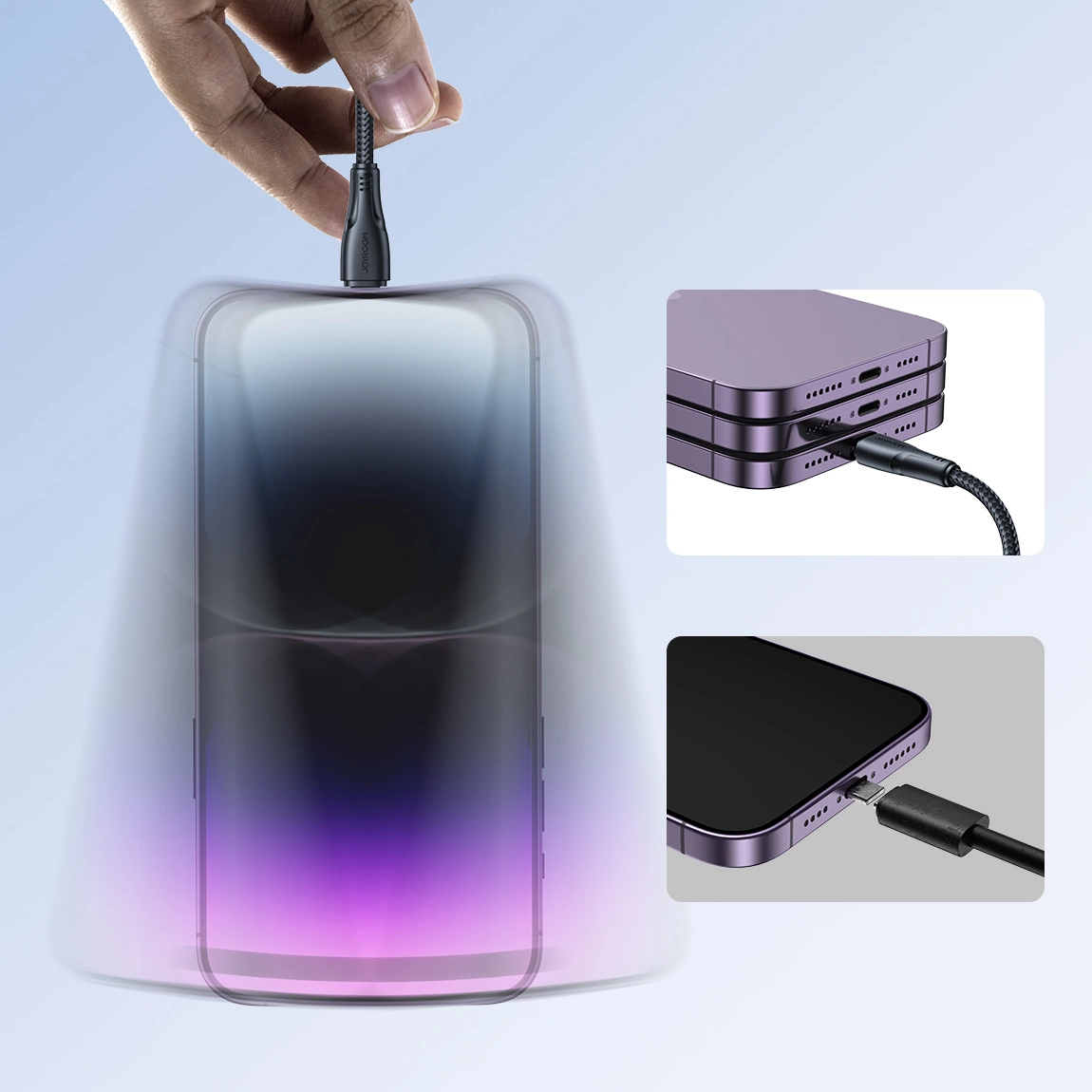 Cablu Date si Incarcare USB-A - Lightning Joyroom S-A11, 18W, 1.2m, Negru