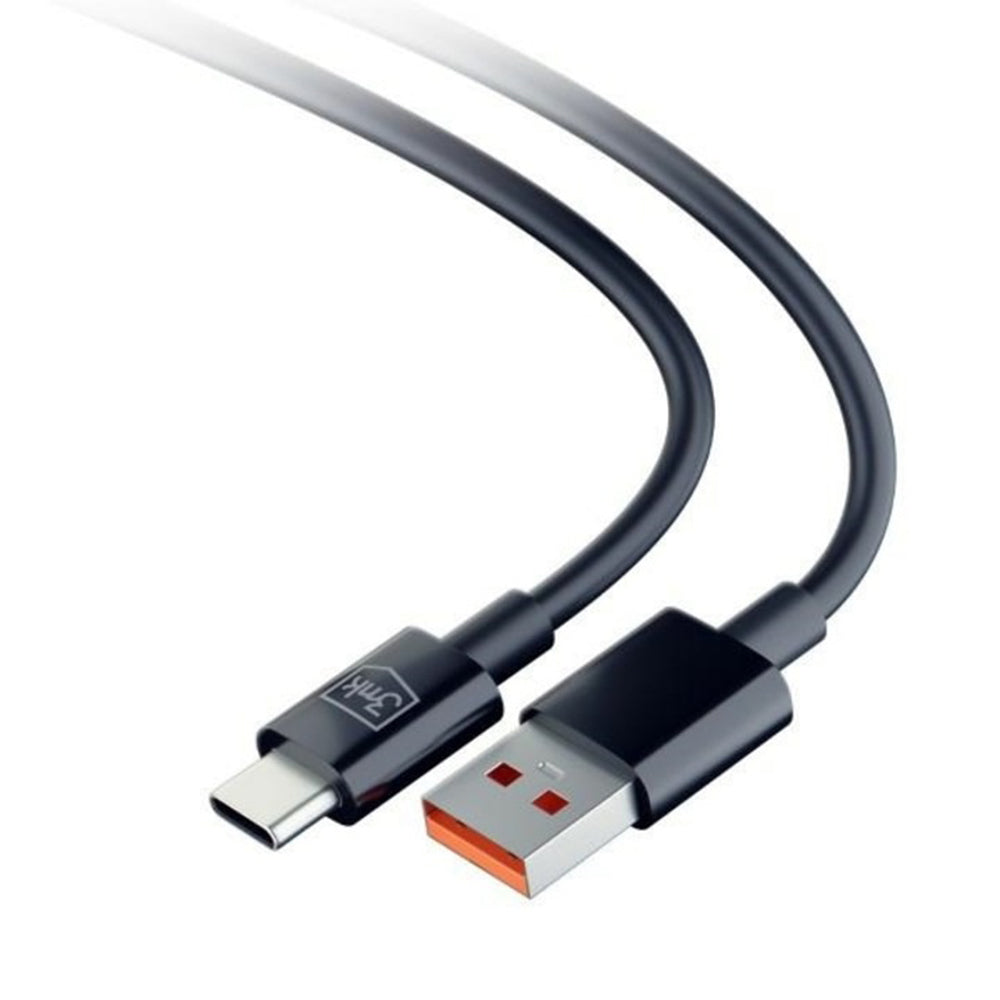 Cablu Date si Incarcare USB-A - USB-C 3MK Hyper, 18W, 1.2m, Negru
