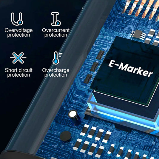 Cablu Date si Incarcare USB-C - Lightning Lito LD09CL Display, 36W, 1.2m, Negru