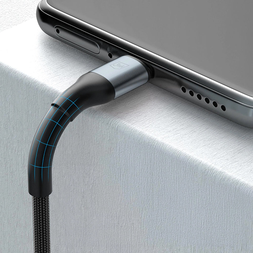 Cablu Date si Incarcare USB-C - USB-C 3MK Hyper N, 240W, 2m, Negru