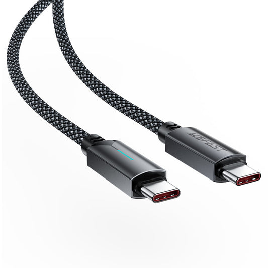 Cablu Date si Incarcare USB-C - USB-C Acefast C19-03, 60W, 1.2m, Negru