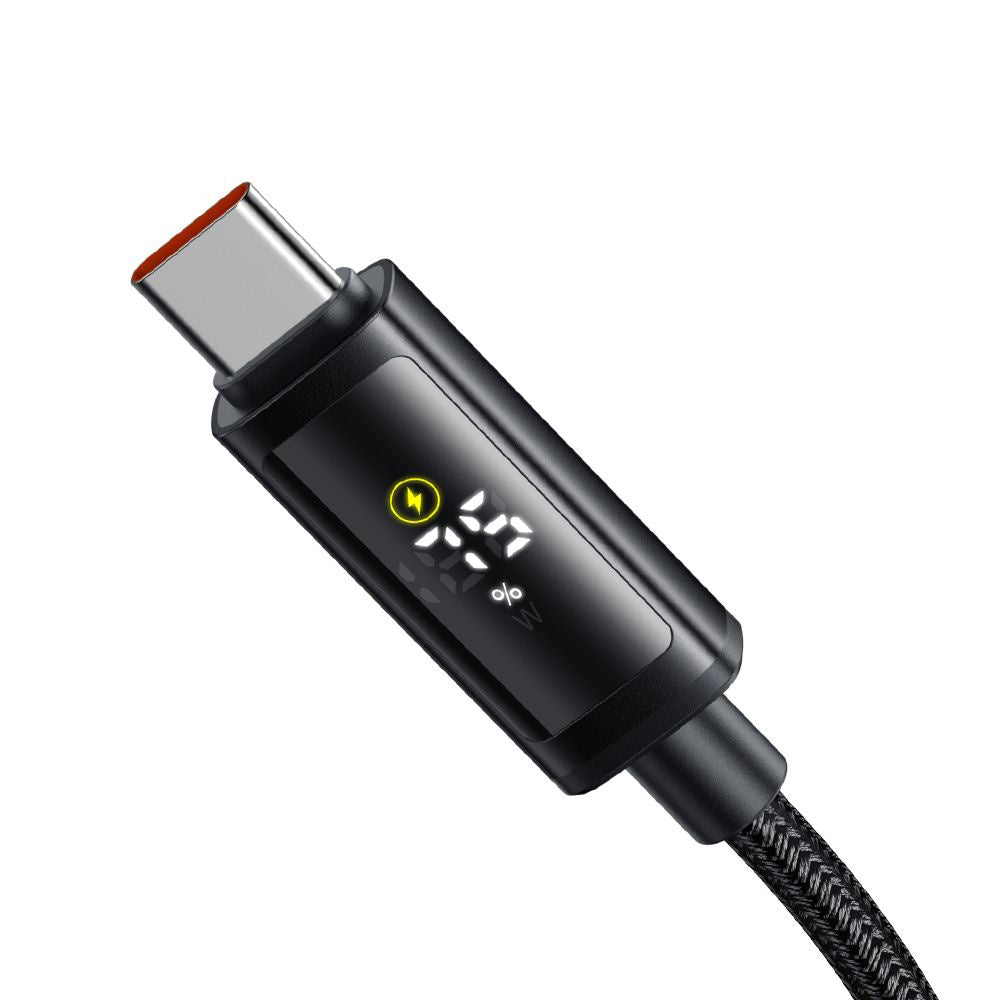 Cablu Date si Incarcare USB-C - USB-C McDodo CA-8000 Display, 100W, 1.2m, Negru