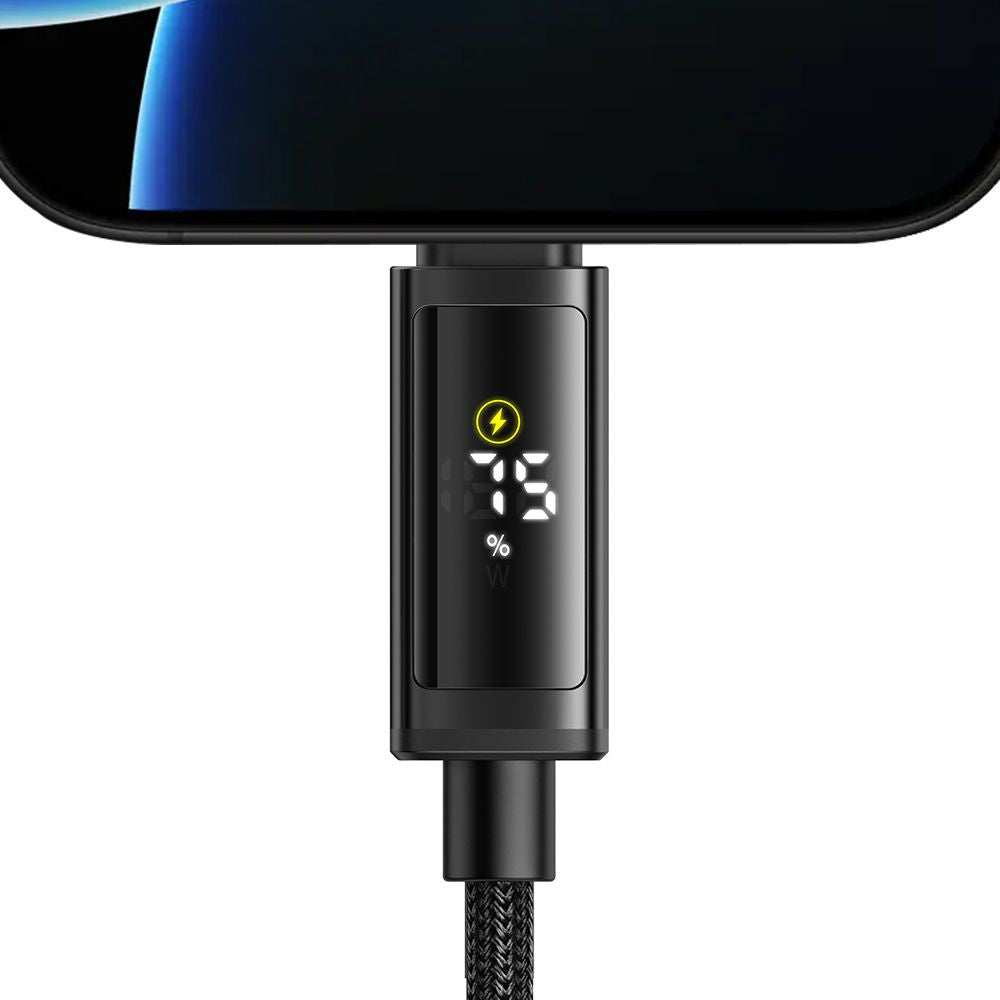 Cablu Date si Incarcare USB-C - USB-C McDodo CA-8000 Display, 100W, 1.2m, Negru