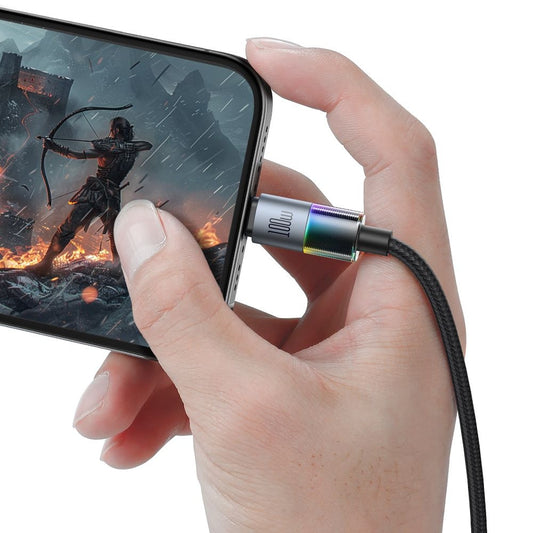 Cablu Date si Incarcare USB-C - USB-C McDodo CA-8200 Colorful, 100W, 1.2m, Negru