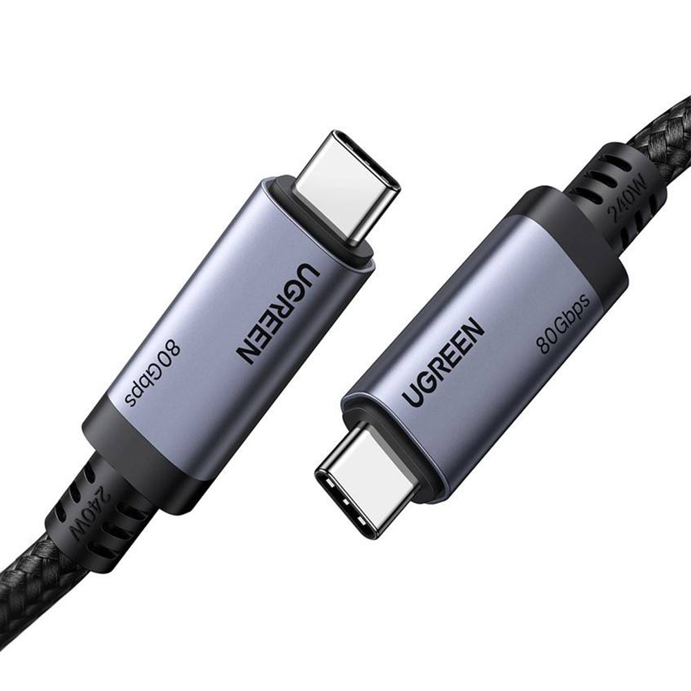 Cablu Date si Incarcare USB-C - USB-C UGREEN L706 (65383), 240W, 1m, Negru