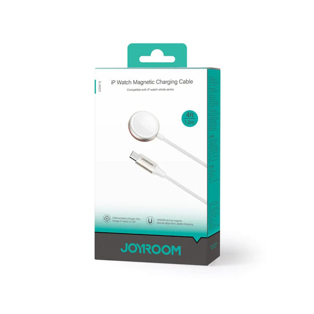 Incarcator Wireless Joyroom S-IW011 pentru Apple Watch Series, USB-C, Alb