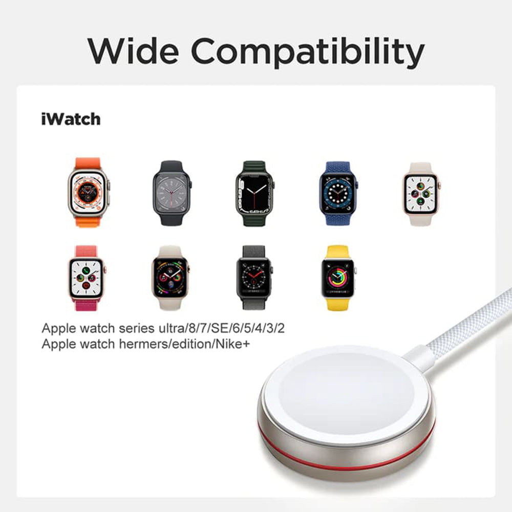 Incarcator Wireless Joyroom S-IW011 pentru Apple Watch Series, USB-C, Alb
