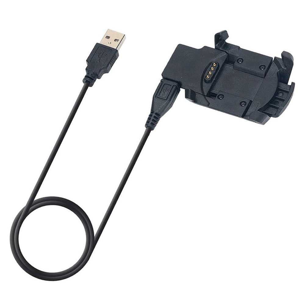Cablu Incarcare Techsuit TGC5 pentru Garmin Fenix 3 Sapphire / 3 HR / 3, USB-A, Negru