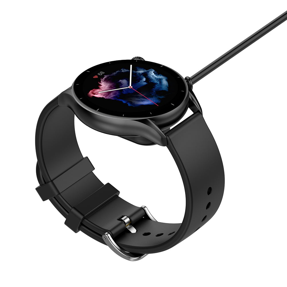 Cablu Incarcare Techsuit THA3 pentru Amazfit Watch Series, USB-A, Negru