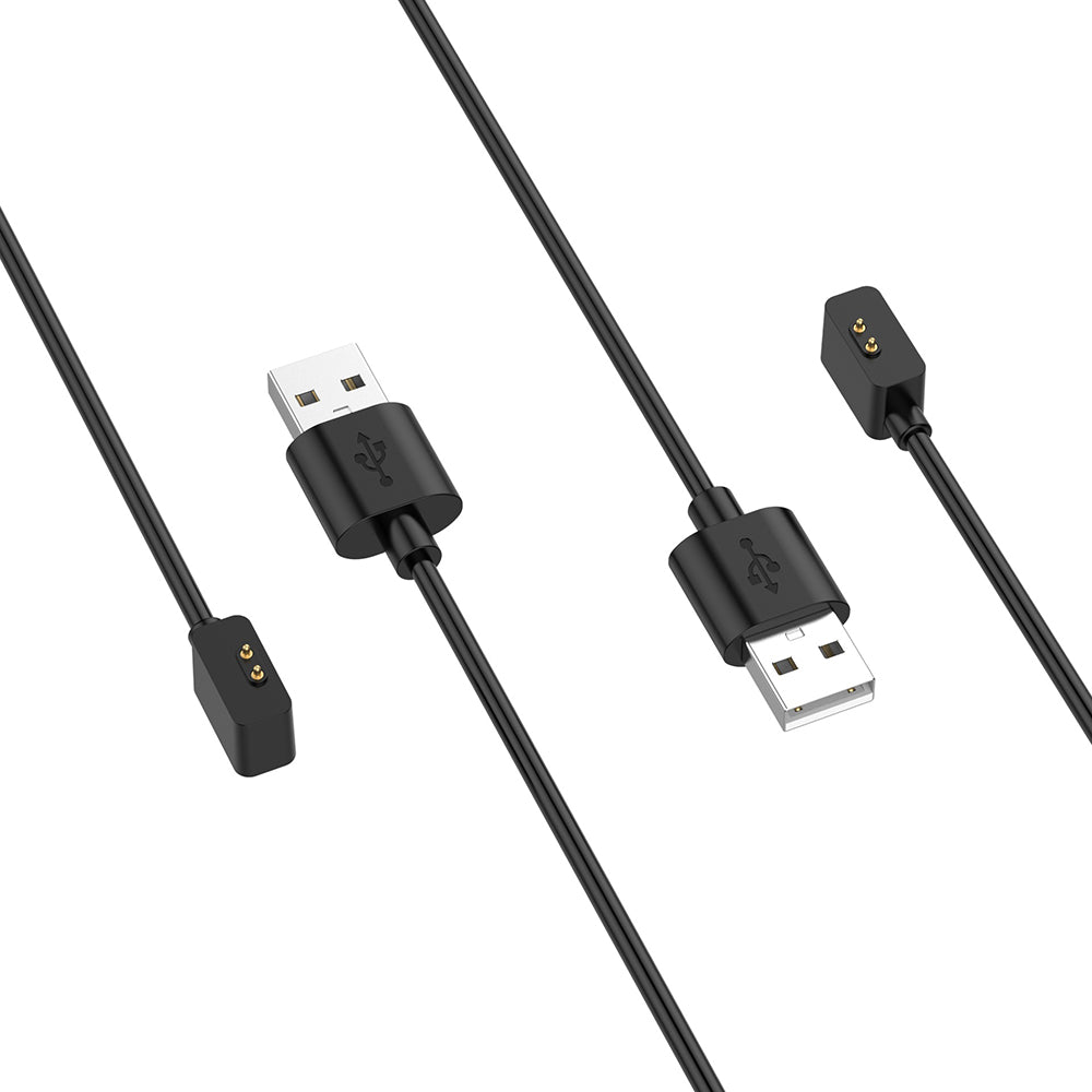Cablu Incarcare Techsuit TXC2 pentru Xiaomi Smart Band 7 Pro / Redmi Watch 2 / Watch 2 Lite, USB-A, Negru