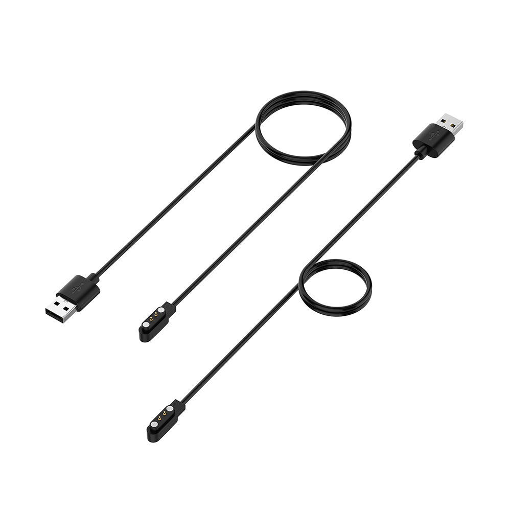 Cablu Incarcare Techsuit TXC4 pentru Oneplus Nord Watch / Haylou Bling LS12 / RT LS05S, USB-A, Negru