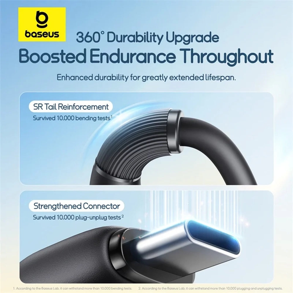 Cablu Incarcare USB-A - Lightning / microUSB / USB-C Baseus Ultra Fast 3in1, 20W, 0.8m, Negru P10377501111-00